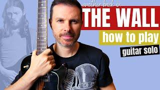 Another Brick in The Wall 2 (SOLO) // guitar lesson - how to play - tutorial