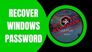 Recover or Bypass Windows Password