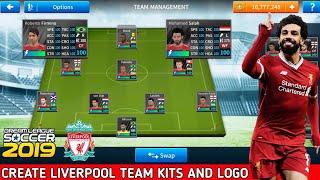 How To Create Liverpool Team Kits And Logo In Dream League Soccer 2019