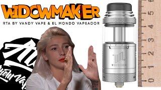 WIDOWMAKER RTA by Vandy Vape & El Mondo Vapeador l Alex VapersMD review 