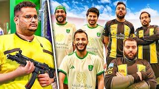 لعبنا مباراة حقيقية ولكن بقوانين غريبة #2 الأهلي x الإتحاد الحكم للي جاب رشاش 