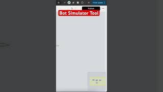 Website Chat Widget Demo Using Bot Simulator Tool #chatbotmarketing #chatbots #digitalmarketing