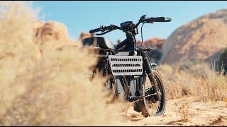 Riding off-road on the UBCO 2X2 Electric Motorbike