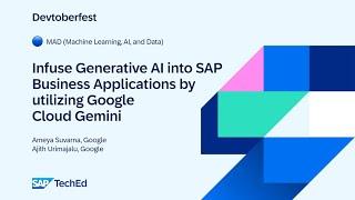 Infuse Generative AI into SAP Business Applications by utilizing Google Cloud Gemini