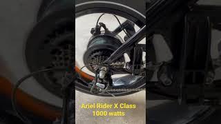 What a 1000 watt ebike motor sounds like, Ariel Rider X-class