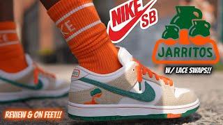 BY FAR MY FAVORITE DUNK OF 2023 SO FAR!! NIKE SB DUNK JARRITOS REVIEW & ON FEET W/ LACE SWAPS!!