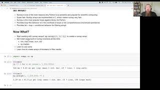 67 Minutes to NumPy