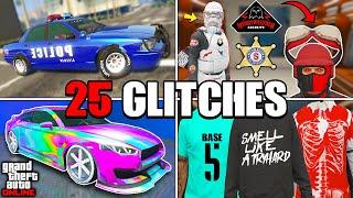 25 Glitches In GTA 5 Online!