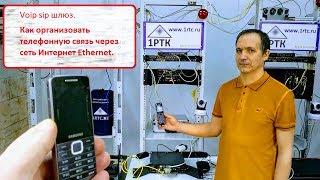 Voip sip шлюз. Как организовать телефонную связь через сеть Интернет Ethernet.