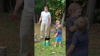 Both got distracted and popsicles. #firewood #family #familyvlog #dadlife #dad #familyinfluencer