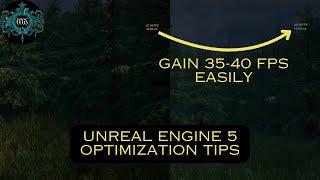 Unreal Engine 5 - Simple Settings to Increase Framerate #ue5 #gamedev #unrealengine #unrealengine5