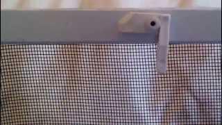 How to remove a window screen without lift tabs