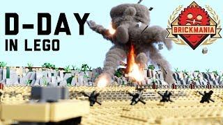 Micro Brick Battle | D-Day | WWII Lego Animation