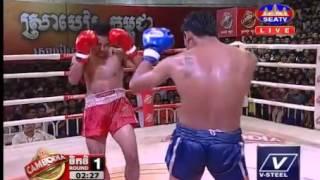 khmer vs thai boxing| khmer boxing daily 14/11/2015 sea tv boxing 2015