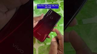 Vivo Y12, Y11, Y15, Y16, Y18, Y17, Y19 Hard Reset - Password Unlock #shorts