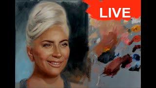 Live Painting session - Lady Gaga