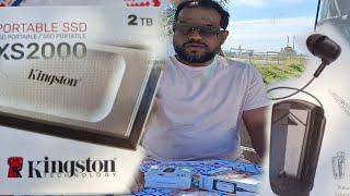 Kingston 2TB pendrive  & Bluetooth headset price & unboxing. Portable SSD XS2000