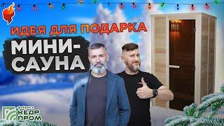 Обзор мини-сауны из сибирского кедра в квартиру.