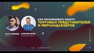 Вебинар. Как организовать работу торговых представителей и мерчандайзеров