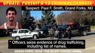 UPDATE: Pursuit & 13 Criminal Charges, Drug Trafficking List Of Names Seized