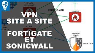 VPN Site-à-Site entre FortiGate et SonicWall : Configuration Complète, Firewall et Tests Live! | Q&A