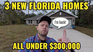 Tour 3 New Florida Homes for Sale Under $300K -Why You Shouldn’t Move to Ocala Without Watching This