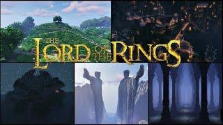 LOTR - Welcome to Middle-earth Minecraft Modu "Final ve Ufak bir harita turu"