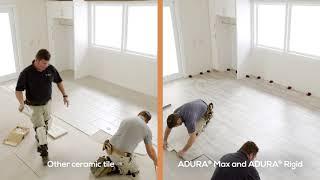 Installation Comparison: Ceramic Tile vs. ADURA®APEX, ADURA®Max & ADURA®Rigid Vinyl Plank
