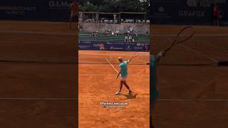  Effortless one-handed backhand from Pierluigi Basile | Perugia Challenger  @meftennisevents