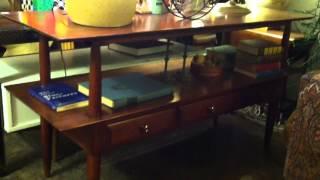 Mid-Century Cherry Media Stand by Willet Furniture