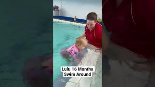 Lulu 16 Months Swim Around #babyswimming #babyswim #learntoswim