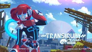 Transiruby game metroidvania platformer pixels gameplay review demo start walkthrough
