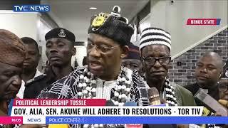 TIV Traditional Council Intervenes In Benue APC Leadership Tussle