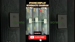 iPhone 14 Pro Max Green Display Fix: Schematic Diagram #shorts #tech