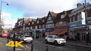 Hayes, West London Walk: Town Centre【4K】