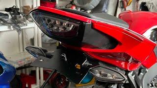 Cbr1000rr part 1 honda 2017 fireblade installing tail fairing from Ebay