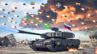 Unstoppable! 60 NATO fighter jets attacked by Russian laser tanks in Ukraine – ARMA 3