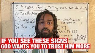 5 Signs God Is Telling You To Trust Him More