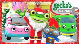 Holiday Mishaps: Gecko Fixes the Gifts! | Gecko's Garage | Cartoons For Kids | Toddler Fun Learning