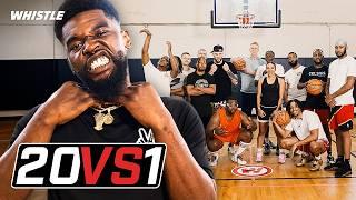 20 HOOPERS VS HEZI GOD FT. CRSWHT & NBA CHAMPION 