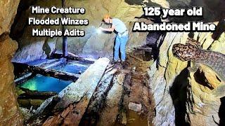 One of the Sketchiest Tunnels!  Exploring a Three Level 125-year-old Abandoned Mine