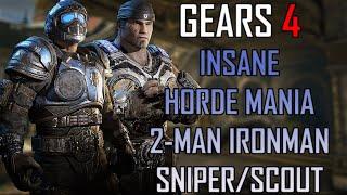 Gears of War 4 Insane Horde (Ironman) - 2-Man Horde Mania On Relic (Sniper/Scout) w/@zachtarantino