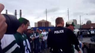 Jets Fan tazered by INDY PD