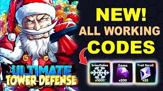 *NEW* ALL WORKING CODES FOR ULTIMATE TOWER DEFENSE - ROBLOX ULTIMATE TD CODES