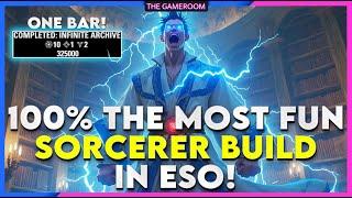 THE MOST FUN ONE BAR SORCERER BUILD 2.0! - ESO