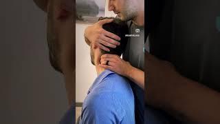 Dr. Kam releasing the scalene muscles. This is one of the most common muscles to cause neck pain.