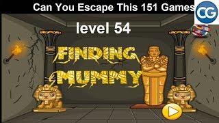 [Walkthrough] Can You Escape This 151 Games level 54 - Finding Mummy - Complete Game