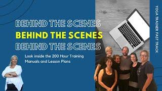 Behind the Scenes: Yoga Training Curriculum, Lesson Plans, and Manual