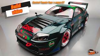 Tamiya Castrol Toyota Tom`s supra GT 1/24 - Model Car Full Build Step by Step