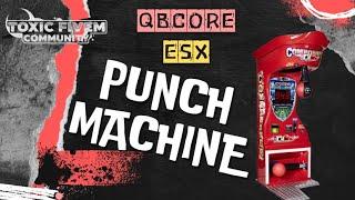 Punch Machine Script  | Free | ESX - QBcore  Latest |  GTA5  | FIVEM